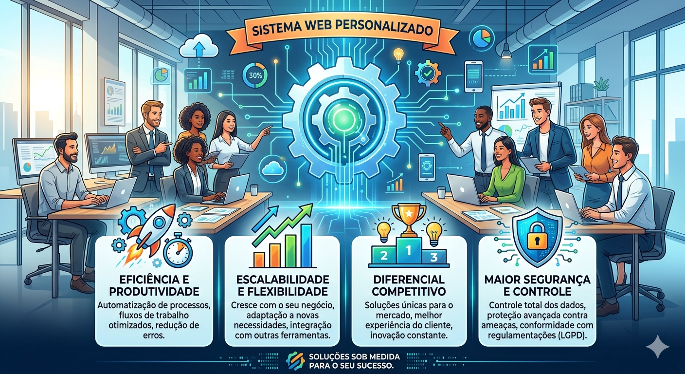 Por que Investir em Sistemas Web Personalizados?